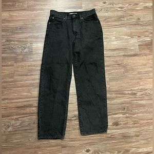vintage 94 baggy levi’s denim jeans in faded black